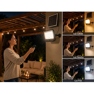 Proyector Solar LED SenseLight Plus 250W Luz Cálida / Luz Neutra / Luz Fría IP65