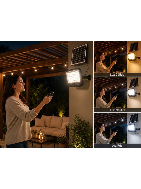 Proyector Solar LED SenseLight Plus 250W Luz Cálida / Luz Neutra / Luz Fría IP65 2
