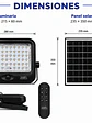 Proyector Solar LED SenseLight Plus 250W Luz Cálida / Luz Neutra / Luz Fría IP65 - Miniatura 3