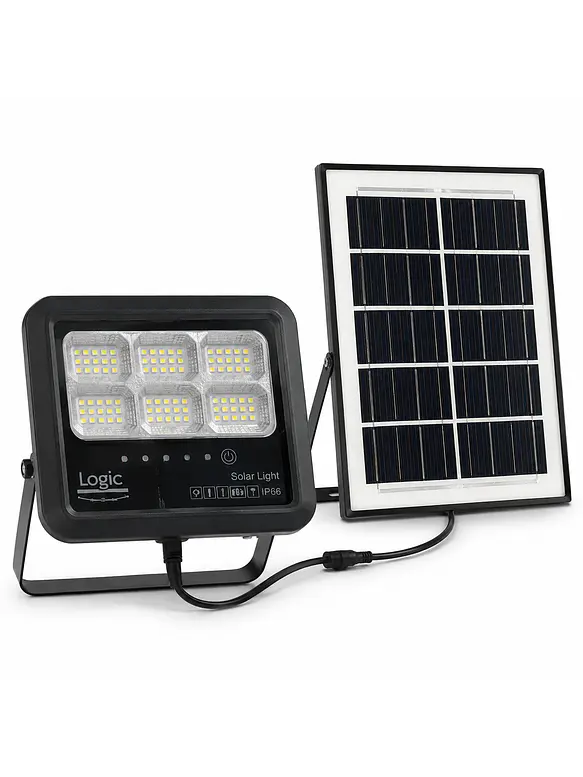 Proyector Solar LED EcoLuz 30W Luz Fría IP66 1