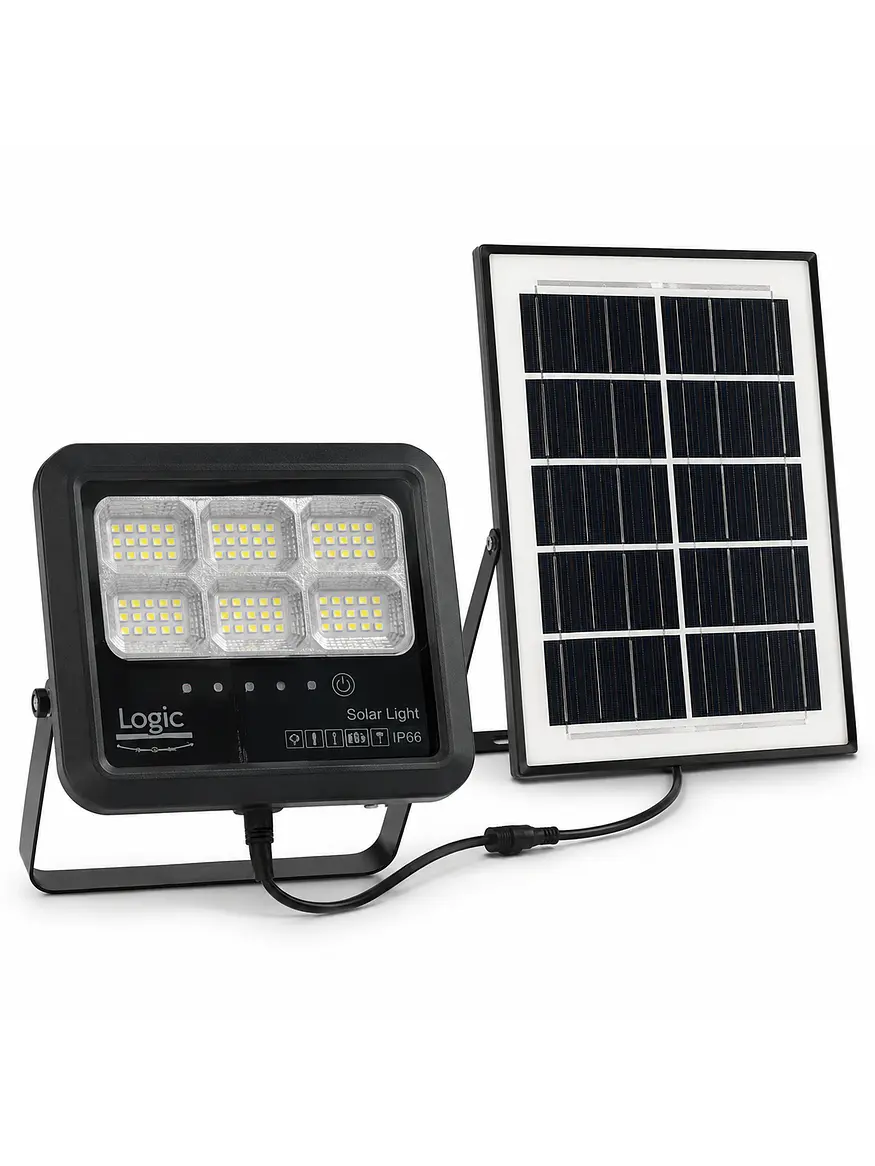 Proyector Solar LED EcoLuz 30W Luz Fría IP66 1