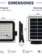 Proyector Solar LED EcoLuz 50W Luz Fría IP66  - Miniatura 3
