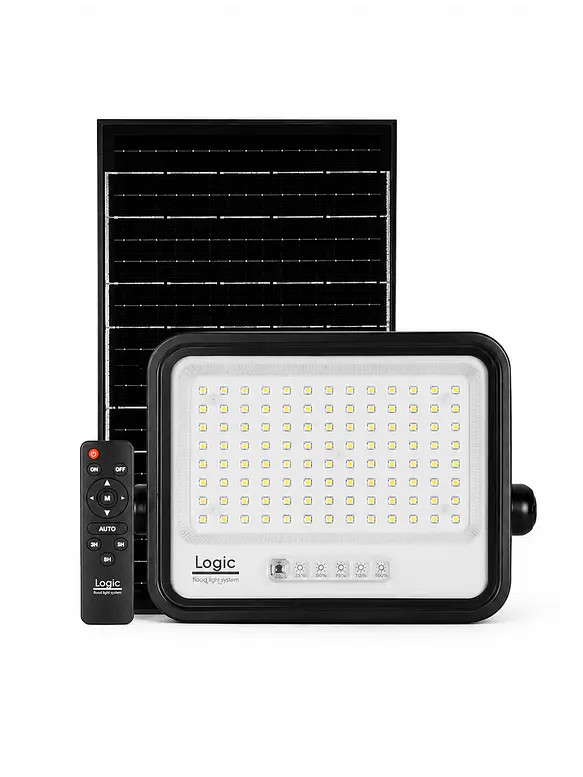 Proyector Solar LED EcoLuz Plus 100W Luz Cálida / Luz Neutra / Luz Fría IP66 1