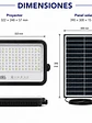 Proyector Solar LED EcoLuz Plus 150W Luz Cálida / Luz Neutra / Luz Fría IP66  - Miniatura 3