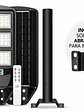 Luminaria Solar Peatonal S02 NEW 150W Luz Fría Sensor Movimiento IP65 - Miniatura 1