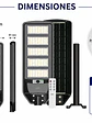 Luminaria Solar Peatonal S02 NEW 250W Luz Fría Sensor Movimiento IP65 - Miniatura 3