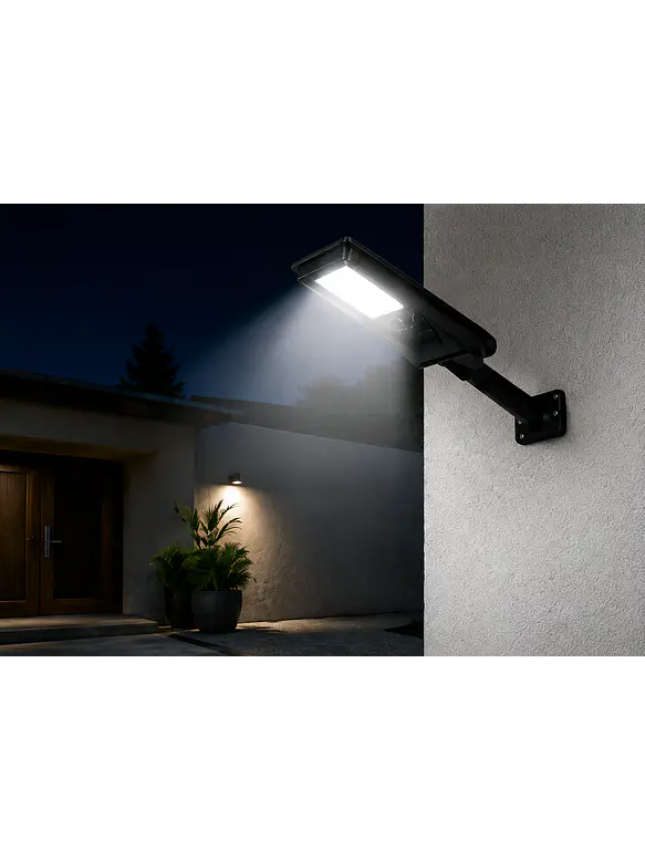 Luminaria Solar Peatonal Soluz 20W Luz Fría Sensor Movimiento IP65 2