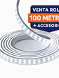 Cinta LED 220V Luz Fría IP65 Rollo 100M - Miniatura 3