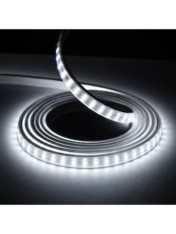 Cinta LED 220V Luz Fría IP65 Rollo 100M 5