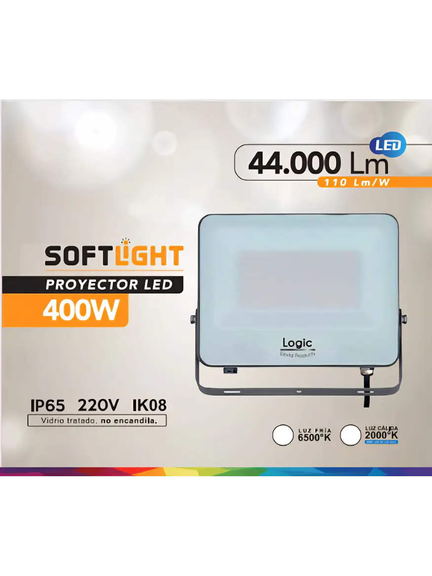 Proyector LED SOFTLIGHT 400W IP65 Luz Fría SEC (LIQUIDACIÓN) 2