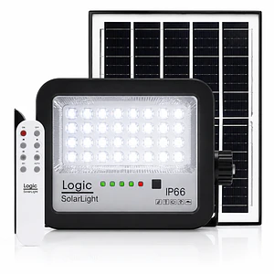 Proyector Solar LED EcoLuz 50W 700Lm Luz Fría 6500K IP66 – Liquidación