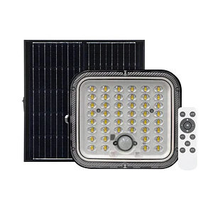 Proyector Solar LED SenseLight 100W Luz Fría IP65 Control Remoto (LIQUIDACIÓN)