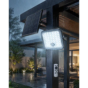 Proyector Solar LED SenseLight 50W Luz Fría IP65 Control Remoto (LIQUIDACIÓN)