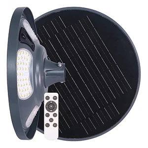 Luminaria SOLAR LED Pagoda UFO 400W 5000K IP65 c/control remoto (LIQUIDACIÓN)