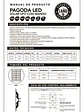 Luminaria SOLAR LED Pagoda UFO 400W 5000K IP65 c/control remoto (LIQUIDACIÓN) - Miniatura 7
