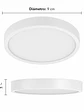 Plafón Sobrepuesto Redondo 6W Luz Cálida (LIQUIDACIÓN) - Miniatura 3