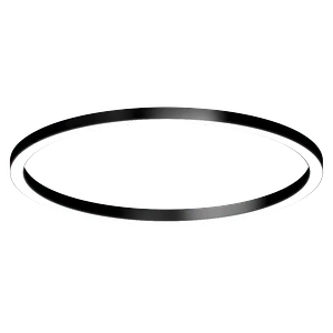 Luminaria Colgante Tipo Aro LED Roblan VSET 180cm Negro Selección de Luz