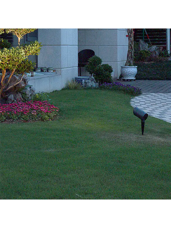 Estaca LED de Jardín Roblan GACR 13W Luz Cálida 40° Gris IP65 4