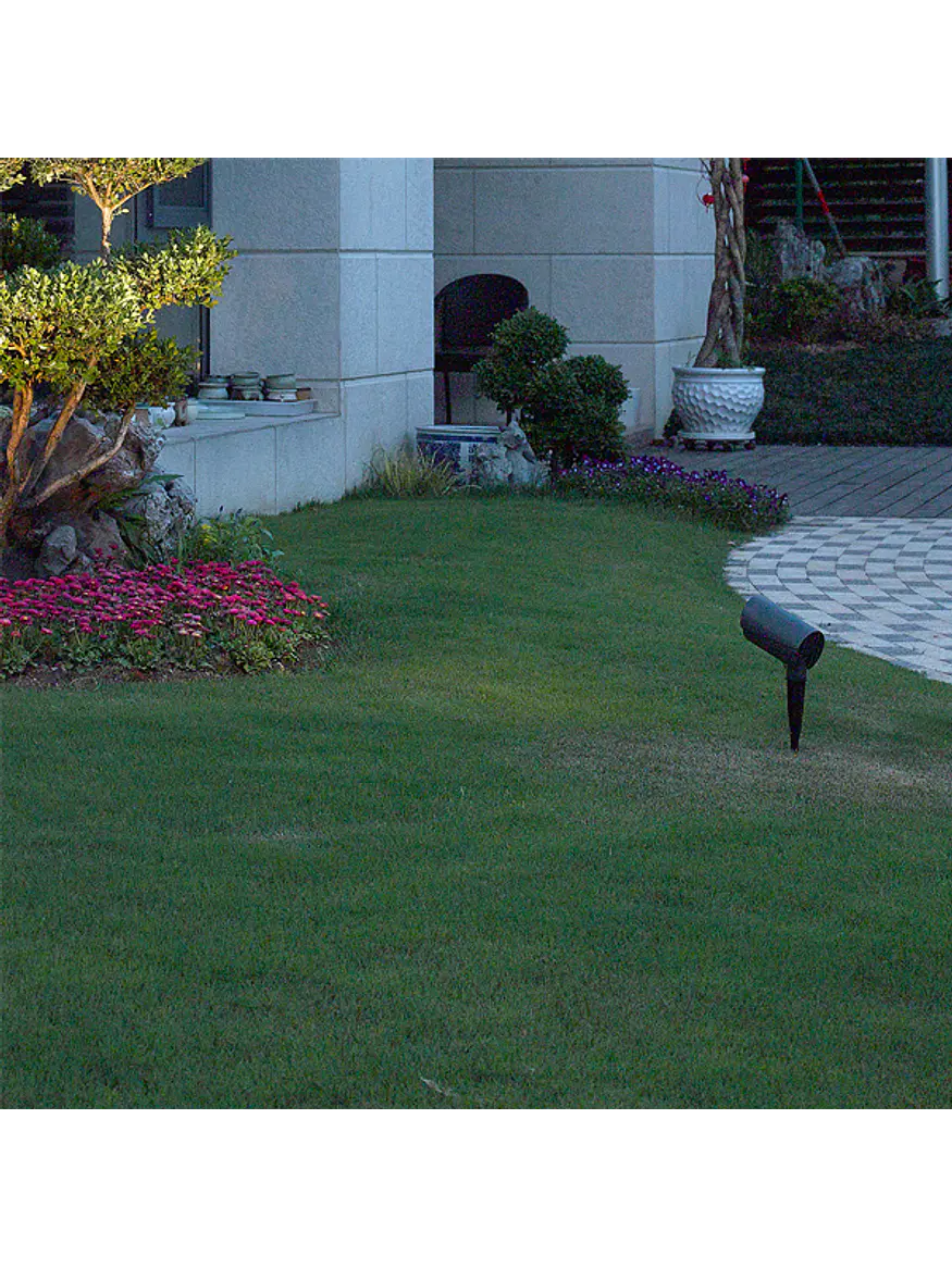 Estaca LED de Jardín Roblan GACR 13W Luz Cálida 40° Gris IP65 4