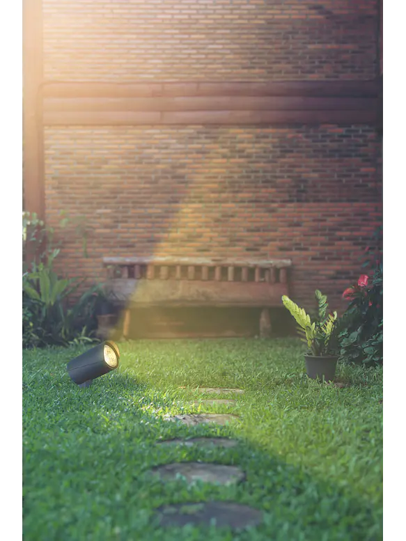 Estaca LED de Jardín Roblan GACR 13W Luz Cálida 40° Gris IP65 6