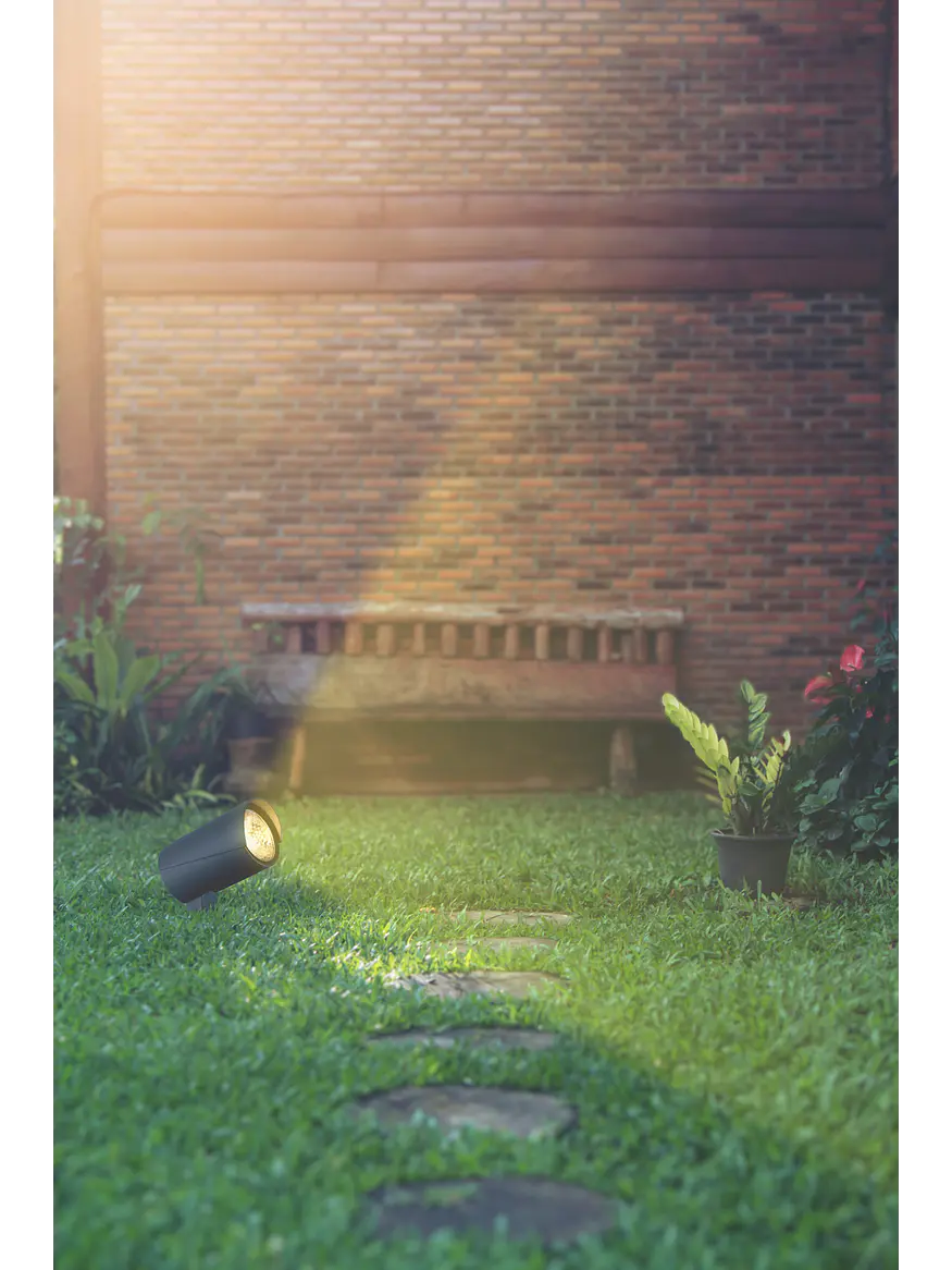 Estaca LED de Jardín Roblan GACR 13W Luz Cálida 40° Gris IP65 6