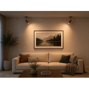 Aplique Simple GU10 Classic Cobre Cielo y Muro