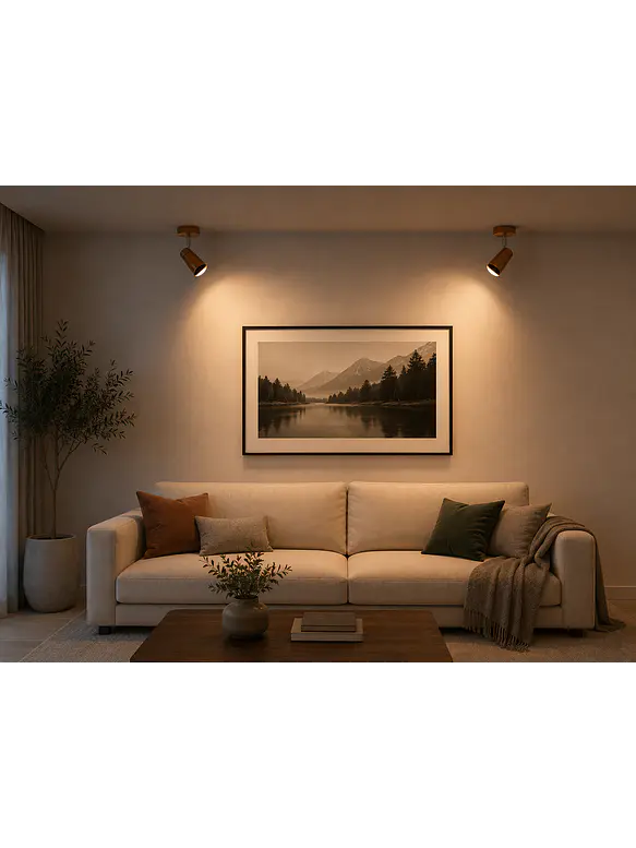 Aplique Simple GU10 Classic Cobre Cielo y Muro 2