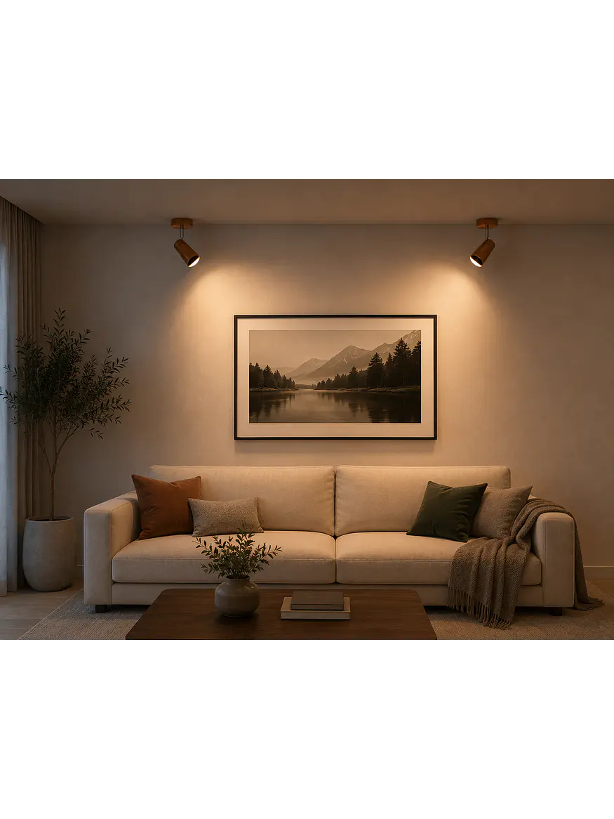 Aplique Simple GU10 Classic Cobre Cielo y Muro 2