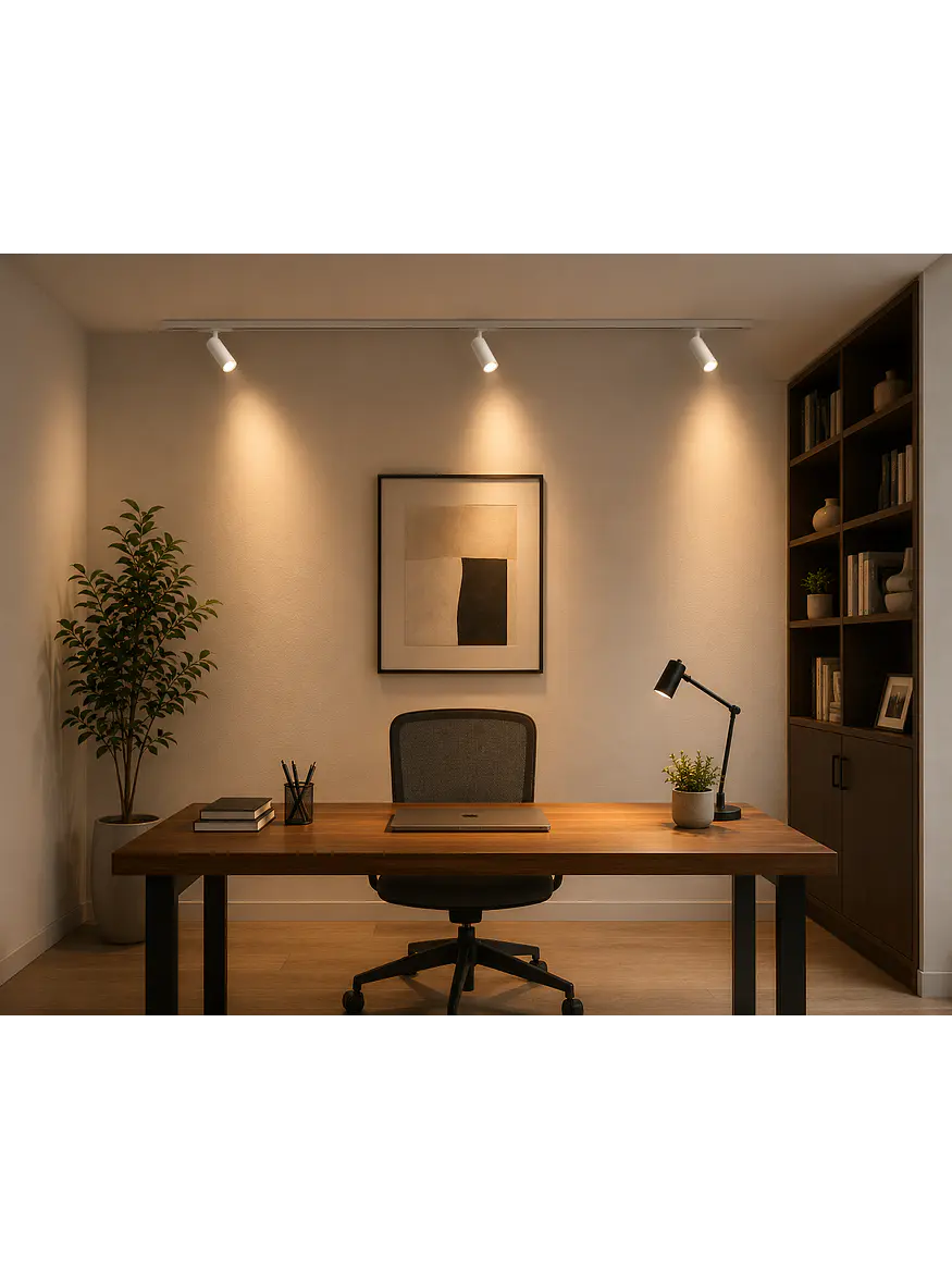 Foco LED Riel Monofásico 20W 3CCT Blanco 2