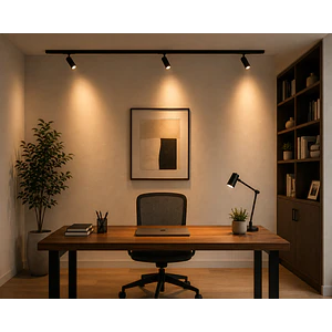 Foco LED Riel Monofásico 20W 3CCT Negro