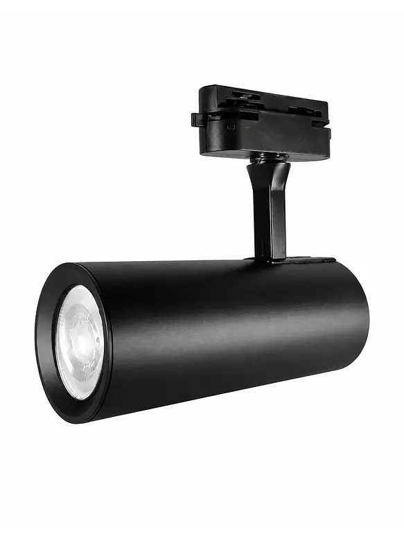 Foco  Riel Monofásico Negro GU10 IP20  1