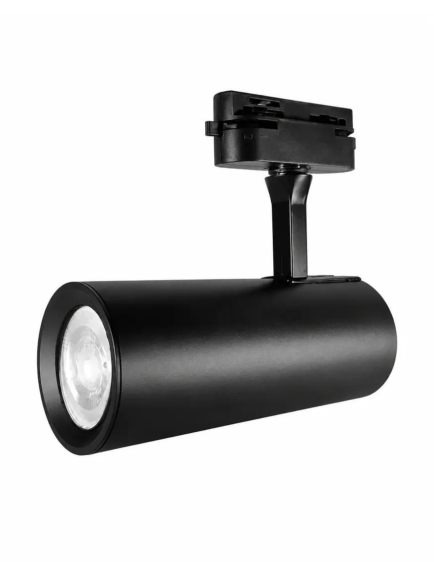 Foco  Riel Monofásico Negro GU10 IP20  1