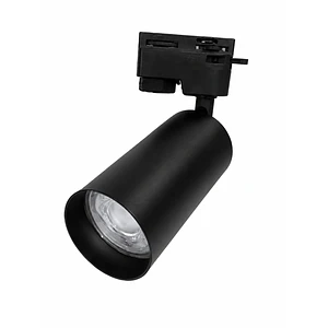 Foco Riel Monofásico Negro GU10 IP20