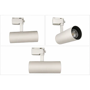 Foco para Riel Monofásico LED 30W Blanco Luz Fría