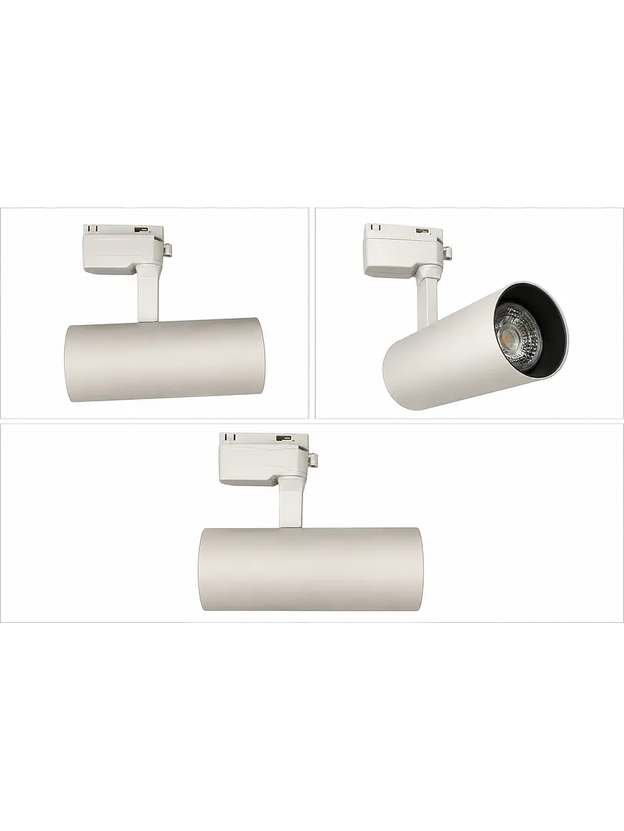 Foco para Riel Monofásico LED 10W Blanco Luz Neutra 2