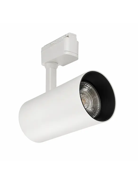 Foco para Riel Monofásico LED 10W Blanco Luz Fría 1