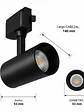 Foco Riel Monofásico LED 10W Negro Luz Neutra - Miniatura 4