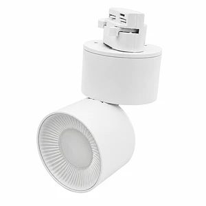 Foco Riel Monofásico LED 12W Blanco Luz Cálida
