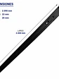 Riel Monofásico Negro 2 Metros 220V - Miniatura 3