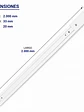 Riel Monofásico Blanco 2 Metros 220V - Miniatura 5
