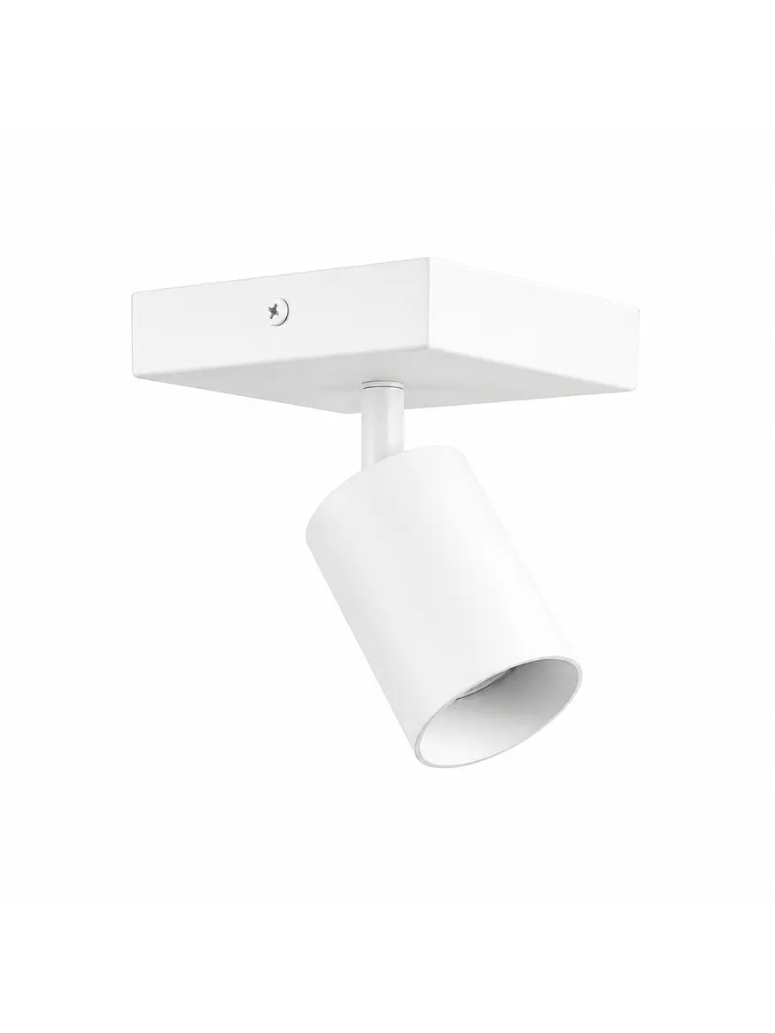 Foco Sobrepuesto Muro/Techo Blanco Simple GU10 Dirigible 1