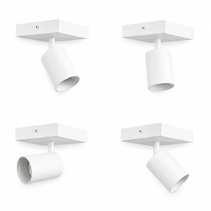 Foco Sobrepuesto Muro/Techo Blanco Simple GU10 Dirigible
