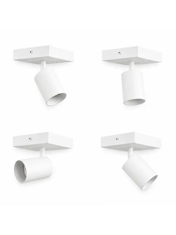 Foco Sobrepuesto Muro/Techo Blanco Simple GU10 Dirigible 2