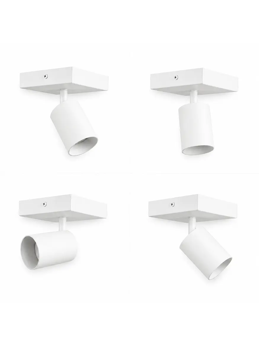 Foco Sobrepuesto Muro/Techo Blanco Simple GU10 Dirigible 2