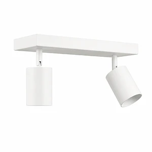 Foco Sobrepuesto Muro/Techo Blanco Doble GU10 Dirigible