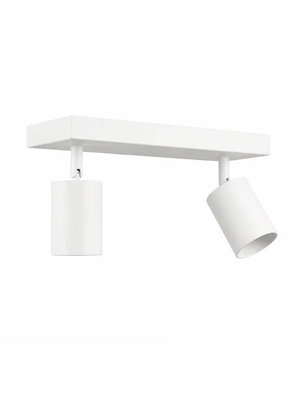 Foco Sobrepuesto Muro/Techo Blanco Doble GU10 Dirigible 1