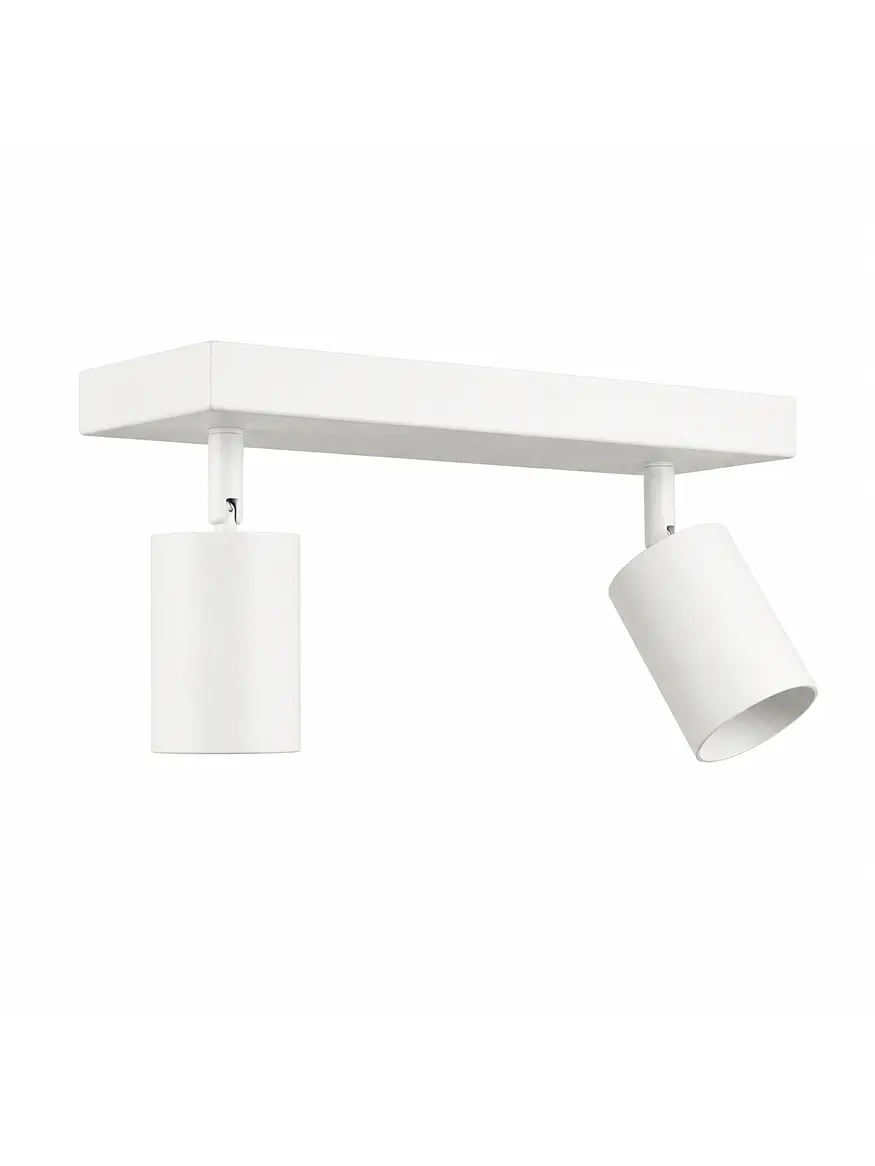 Foco Sobrepuesto Muro/Techo Blanco Doble GU10 Dirigible 1