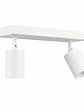 Foco Sobrepuesto Muro/Techo Blanco Doble GU10 Dirigible - Miniatura 1