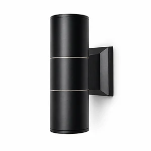 Aplique Muro Bidireccional Negro 2xGU10 IP54