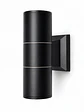 Aplique Muro Bidireccional Negro 2xGU10 IP54 - Miniatura 1